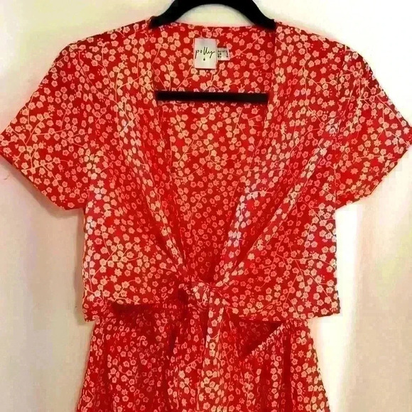 New without tags. Princess Polly Virgo Tie Front Romper. Size 6 - Picture 1 of 6